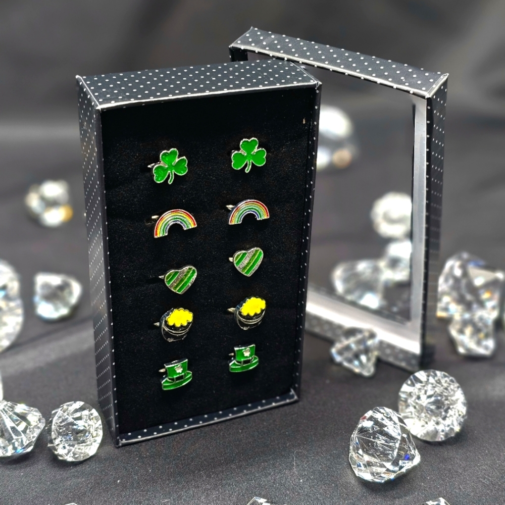 🍀🌈 Kids 5-Ring Set - St. Patrick's Day - Paparazzi Starlit Shimmer🌈🍀